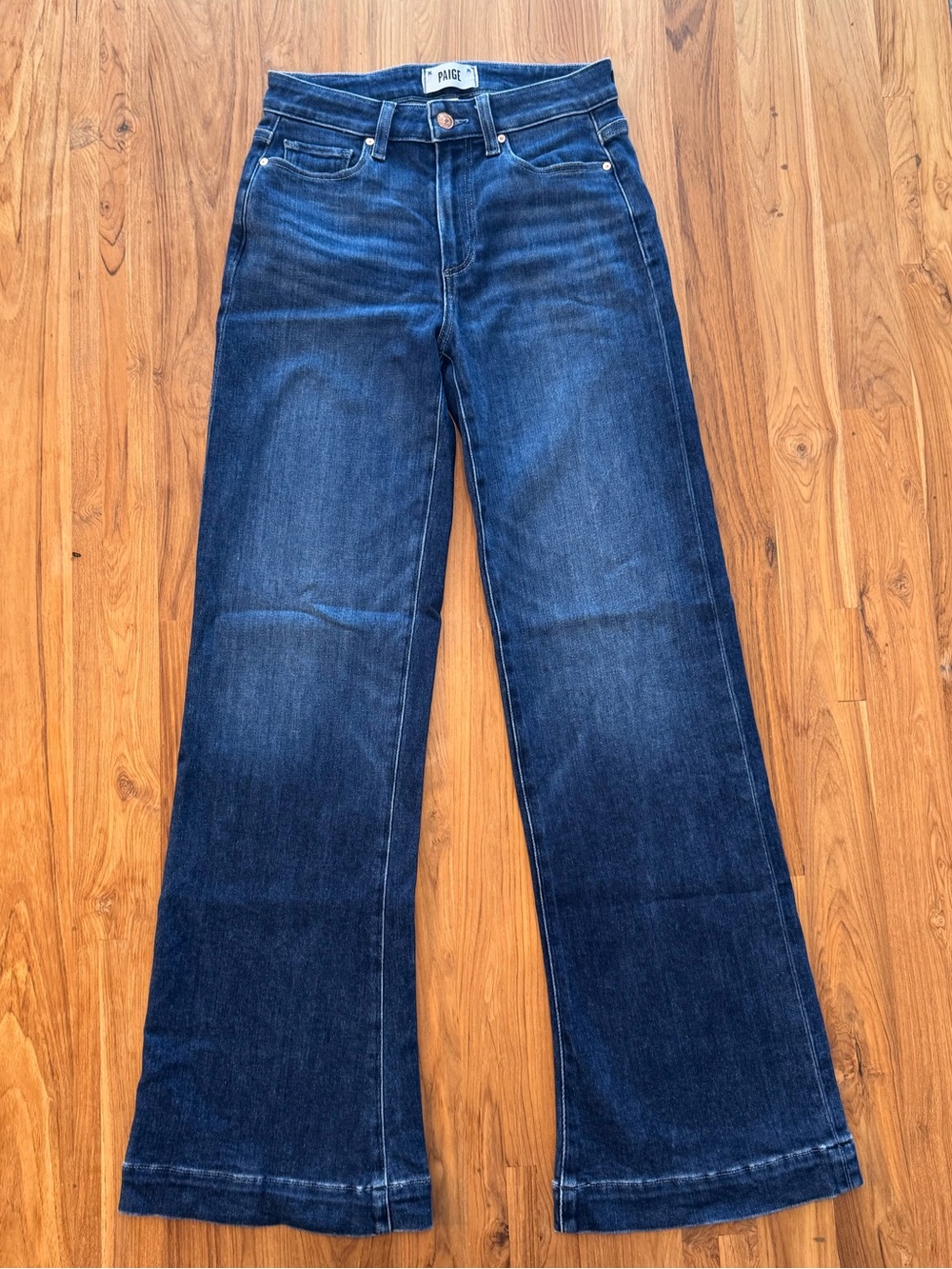 PAIGE Dark Blue Flare Jeans